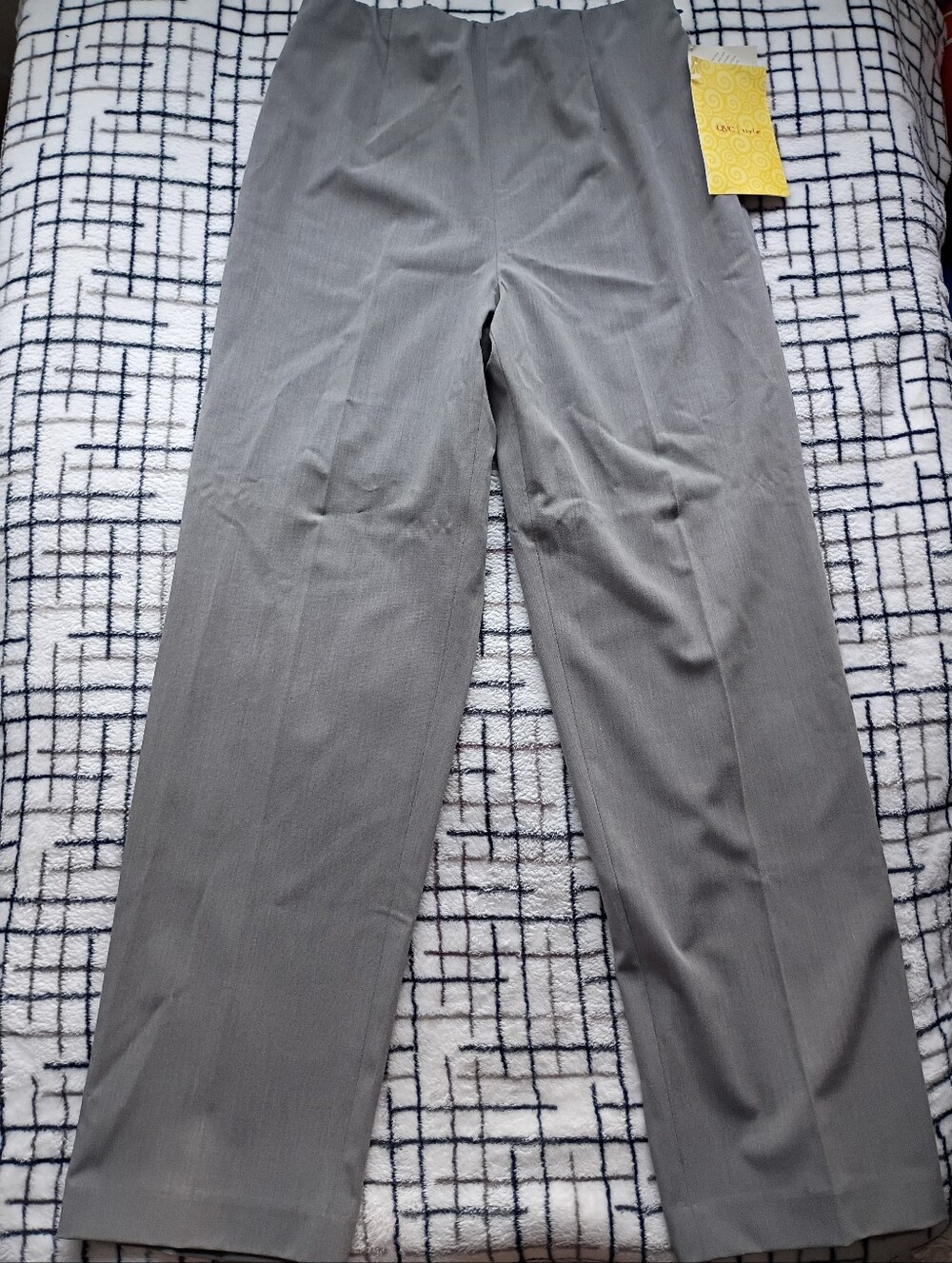 Women's Size 8 QVC Dialogue Classic Gray Dress Pants New With Tags